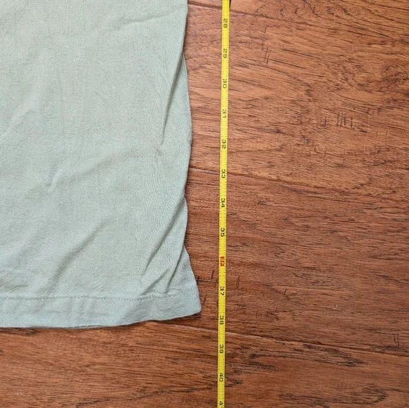 Sincerely Jules Women's Sage Green Linen Blend Elastic Waist Wide-Leg Pants - Picture 8 of 9